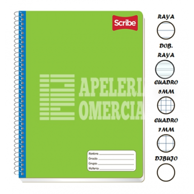 Papelería Comercial - CUADERNO SCRIBE PROFESIONAL ESCOLAR 100 HOJAS